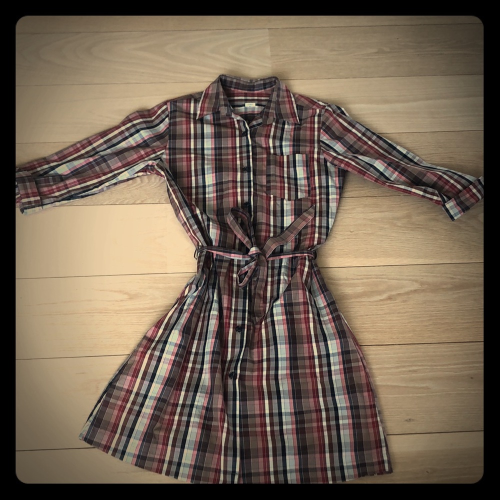Light weight plaid Makié dress